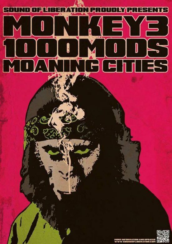 Monkey3, 1000mod und Moaning Cities im Kulturbahnhof Jena