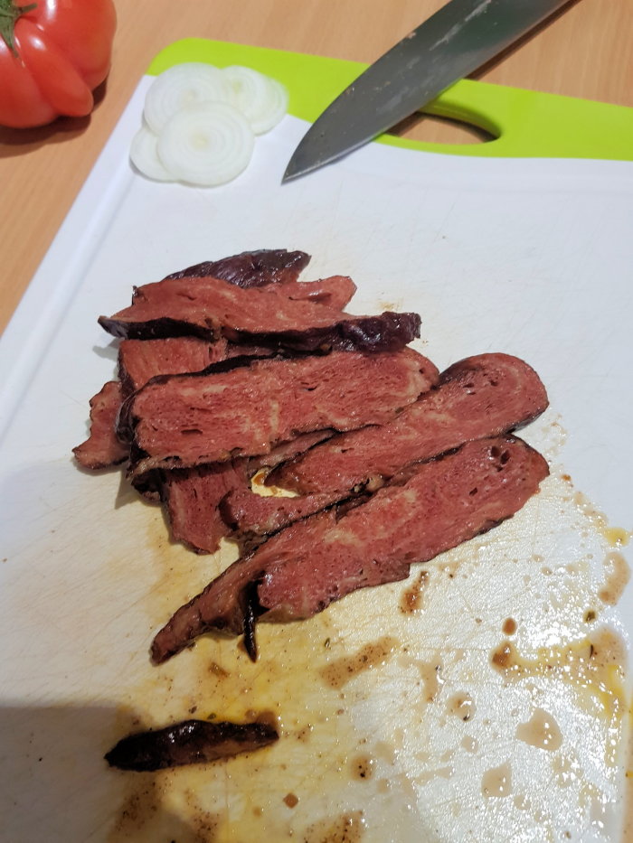Sliced Steak Burger - Seitan-Steakstreifen